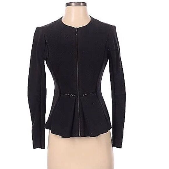 Rebecca Taylor black peplum jacket - Picture 1 of 5